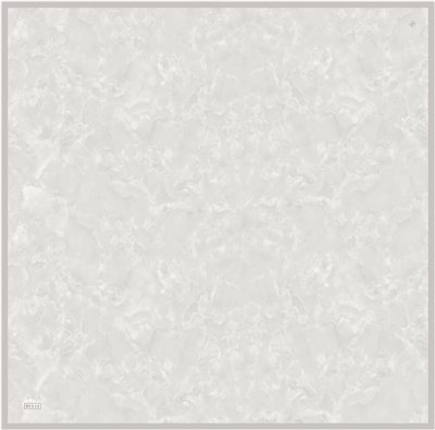 Ekru Soyut Desen %100 Twill İpek Eşarp 4428-06