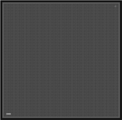 Gri Geometrik Desen %100 Twill İpek Eşarp 4425-80