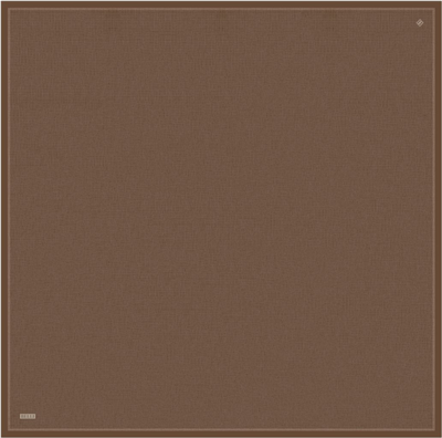 Kahverengi Klasik Desen %100 Twill İpek Eşarp 4305-86