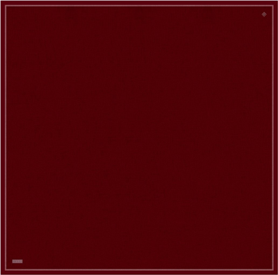 Kırmızı Klasik Desen %100 Twill İpek Eşarp 4305-03