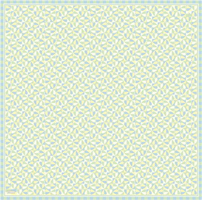 Mint Obje Desen %100 Twill İpek Eşarp 4322-80