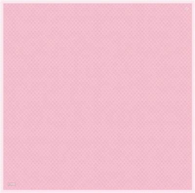 Pembe Klasik Desen %100 Twill İpek Eşarp 4317-55