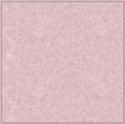 Pembe Soyut Desen %100 Twill İpek Eşarp 4428-01