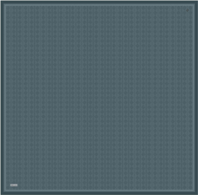 Petrol Geometrik Desen %100 Twill İpek Eşarp 4425-86