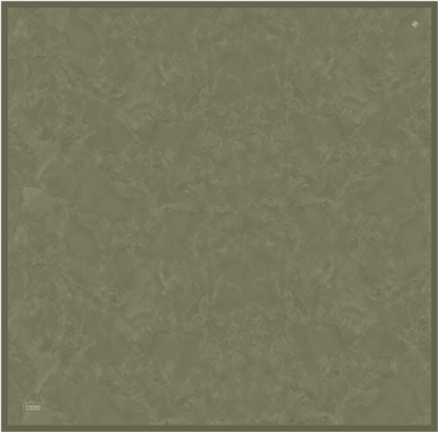 Yeşil Soyut Desen %100 Twill İpek Eşarp 4428-04