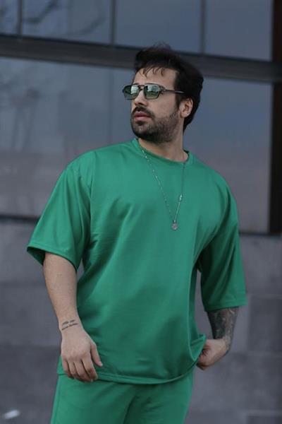 Yeşil Unisex Oversize T-shirt