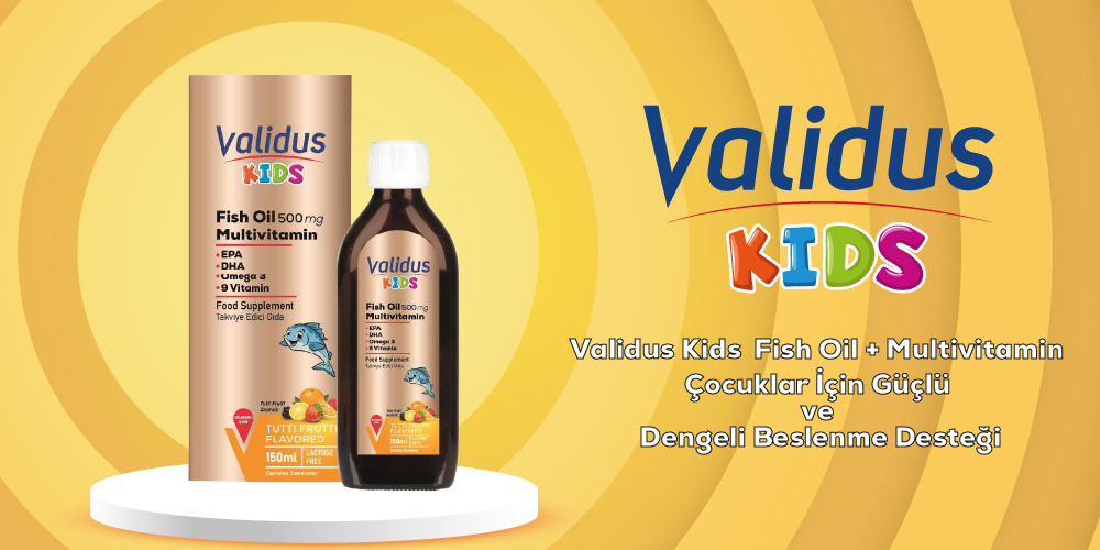 Validus Kids Fish Oil + Multivitamin 150 ml Syrup