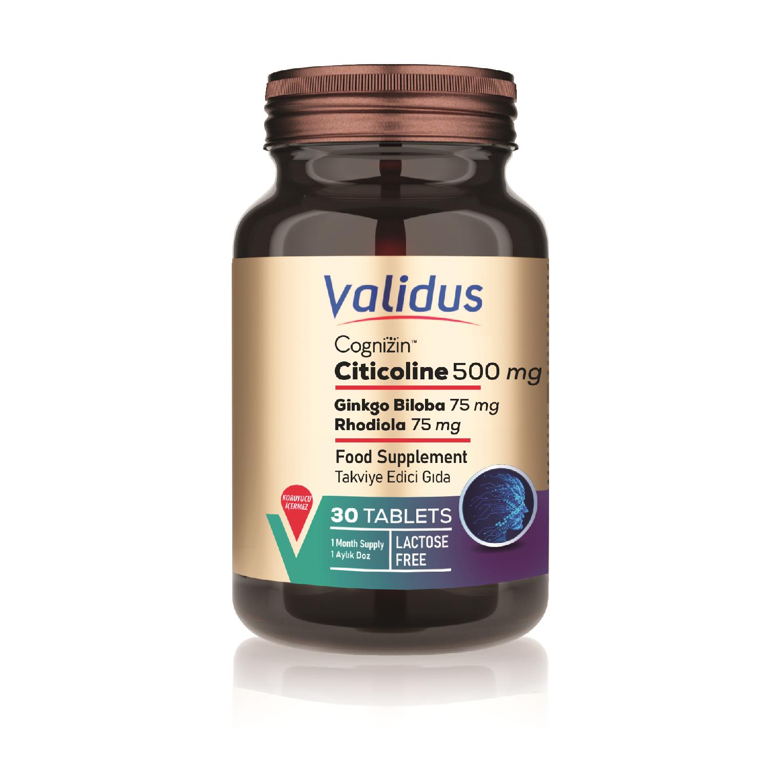 Cognizin Sitikolin 500 Mg Tablet