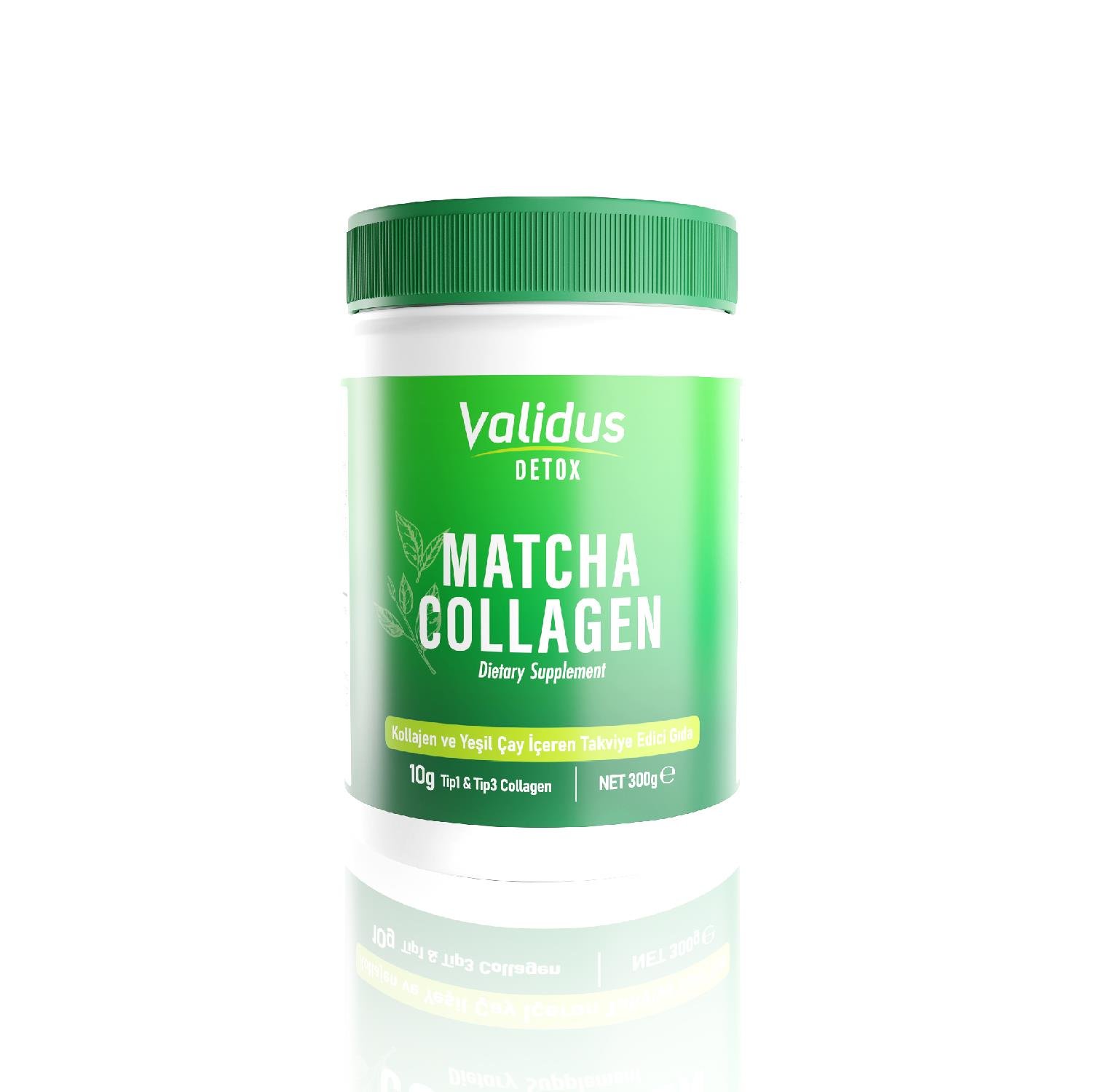 Detox Collagen Peptides + Matcha Powder 300 g