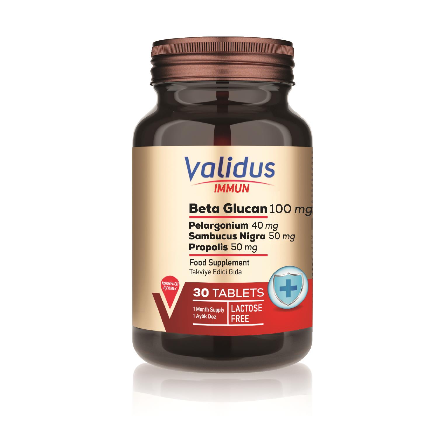 Immun Beta Glucan + Kara Mürver + Propolis Tablet