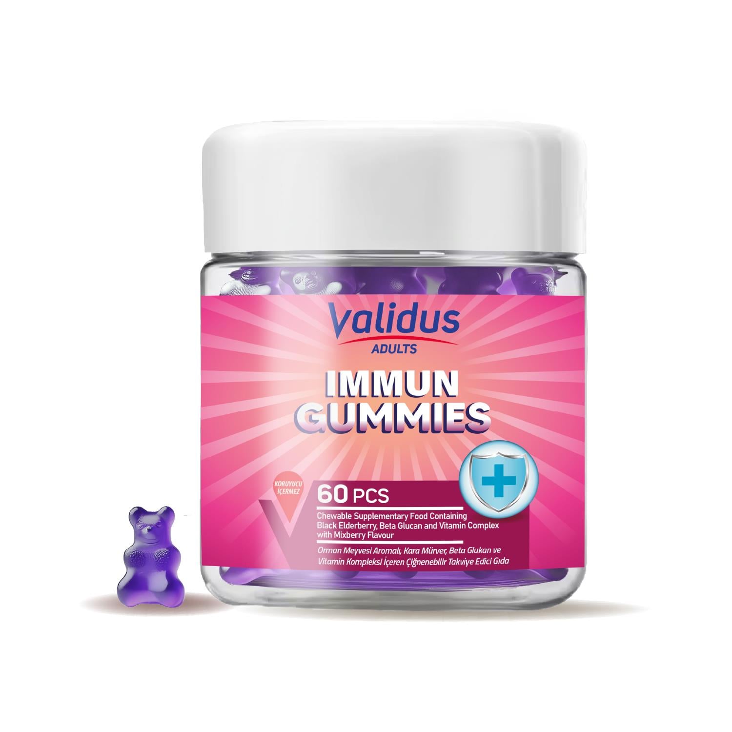 Validus Adults Immun 60 Gummy