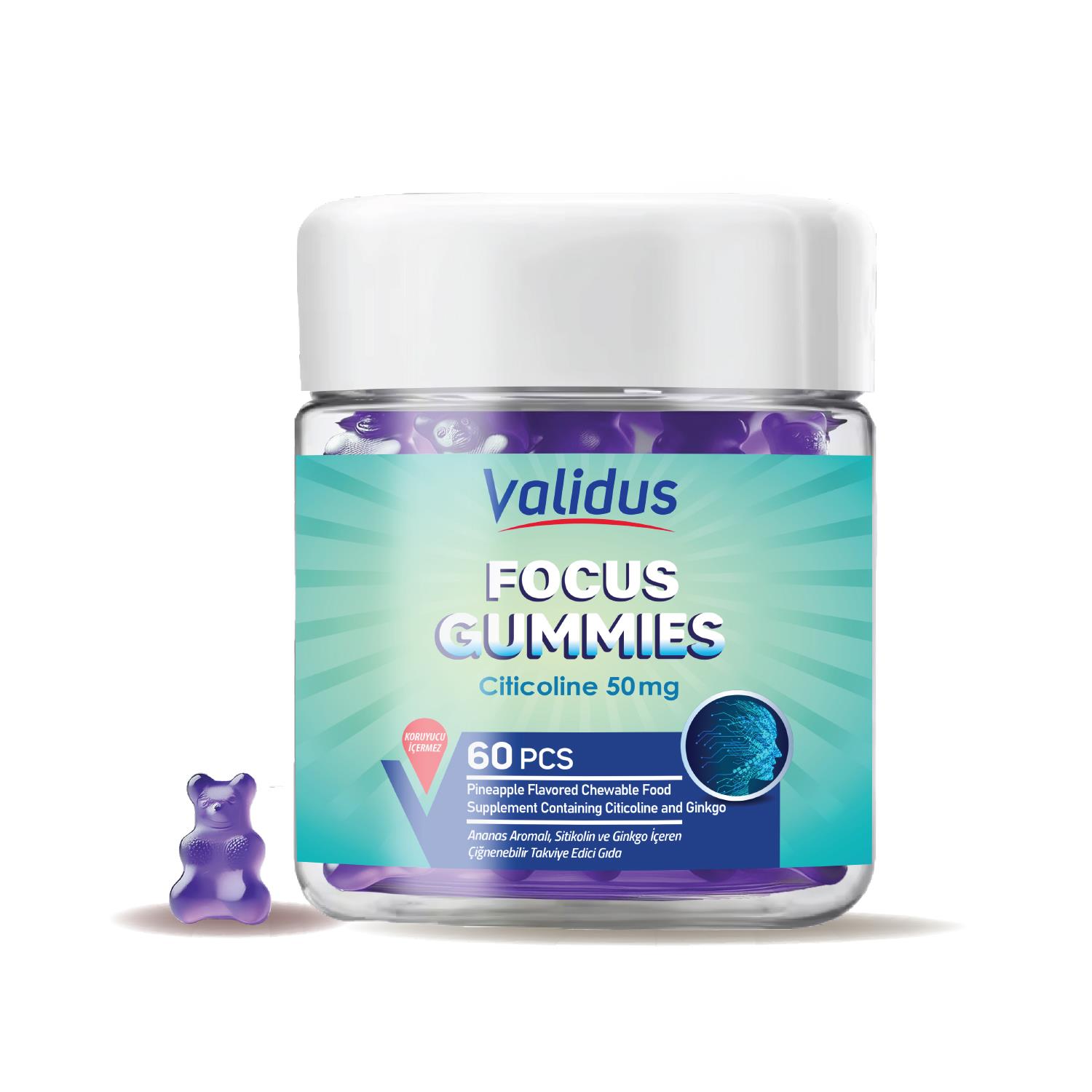 Validus Focus 60 Gummies