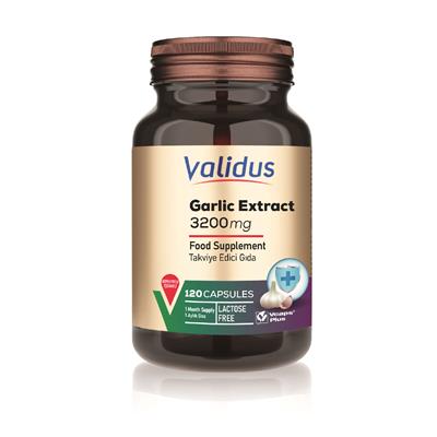 Validus Sarımsak Ekstresi İçeren Kapsül Takviye Edici Gıda