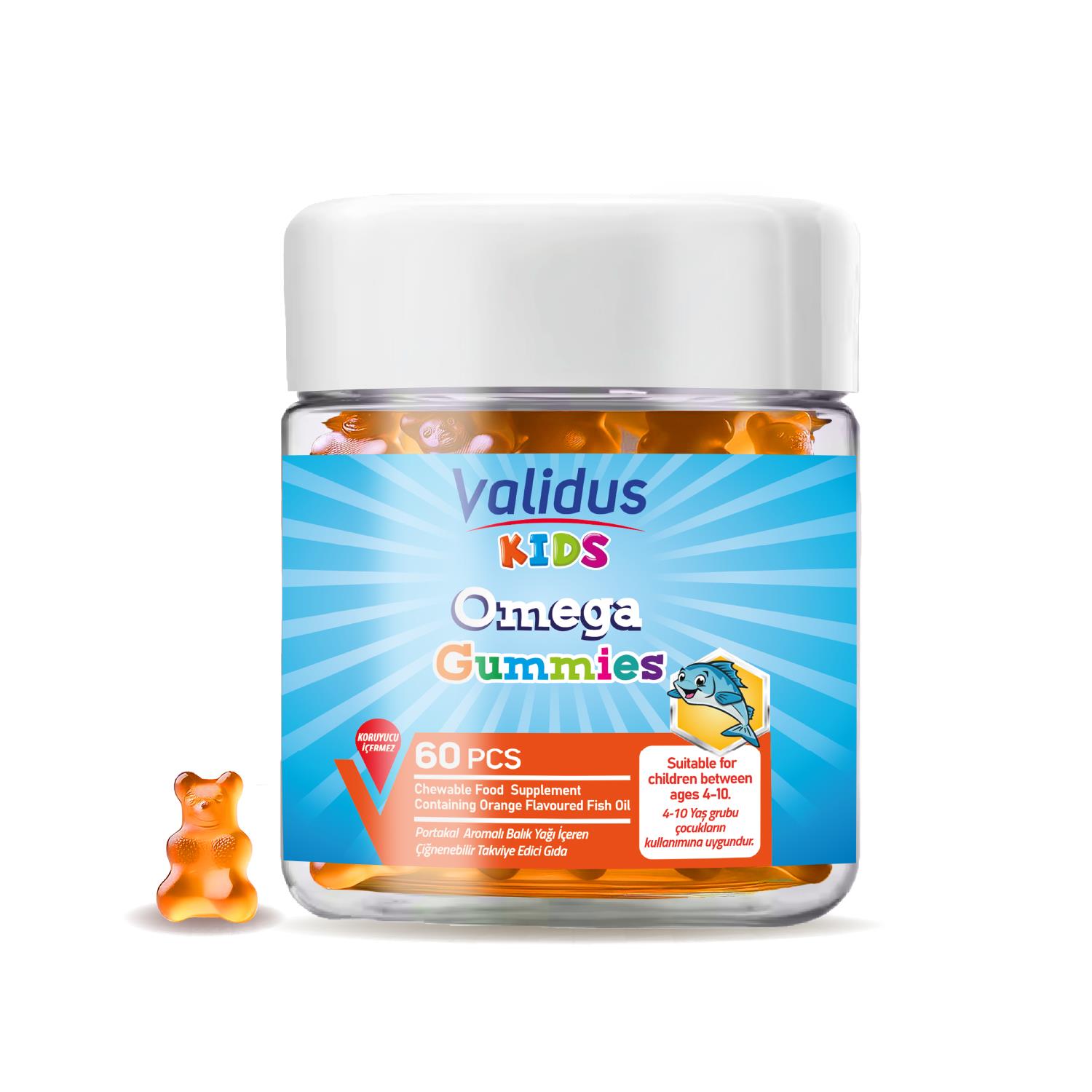 Validus Kids Omega 3 EPA 24 DHA 120 60 Gummy