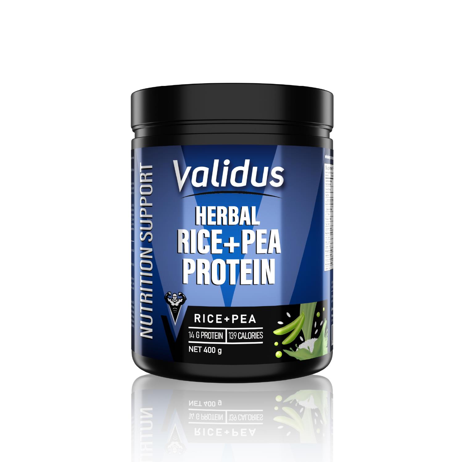 Validus Vegan Rice + Pea Protein 400 g