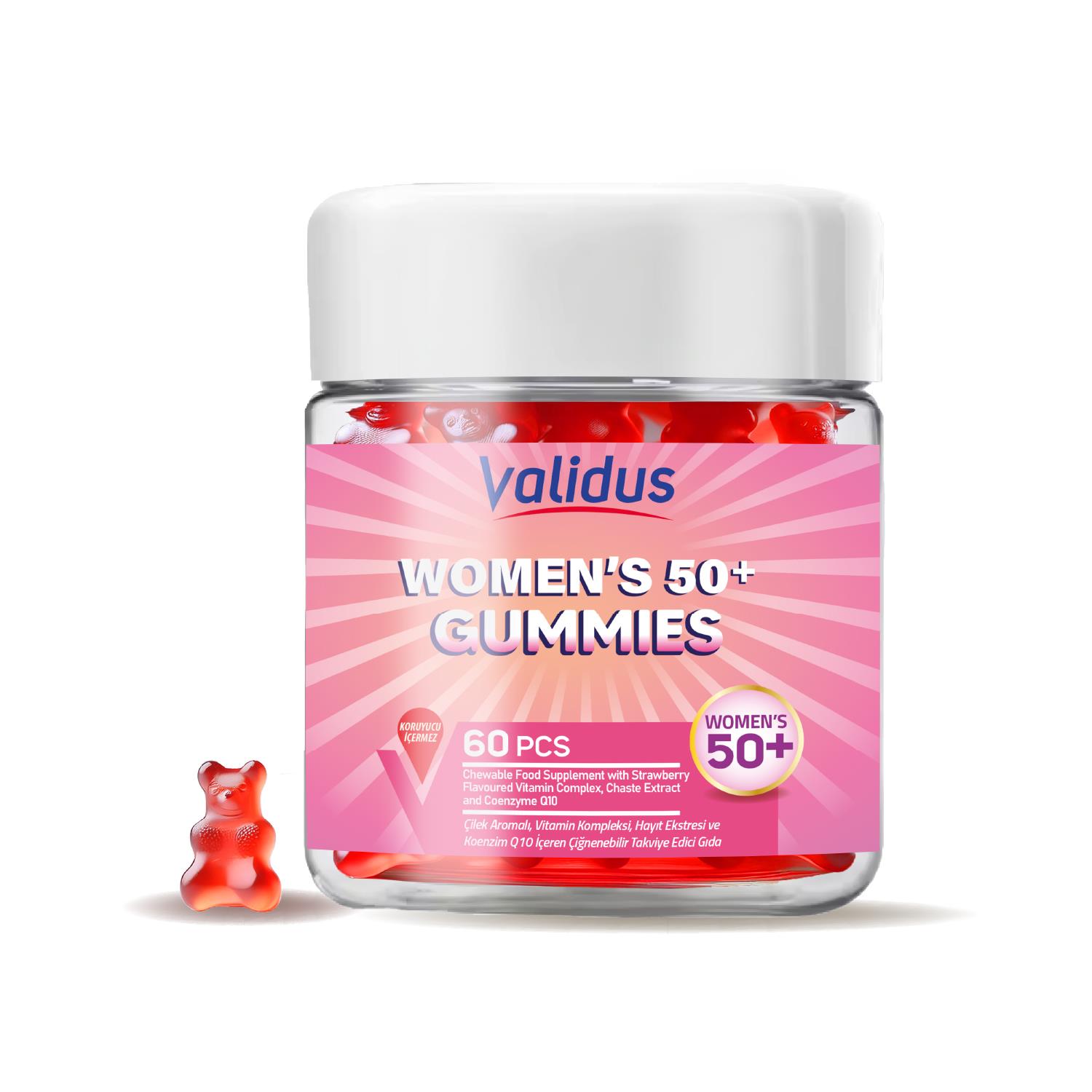 Validus Womens 50+ 60 Gummy