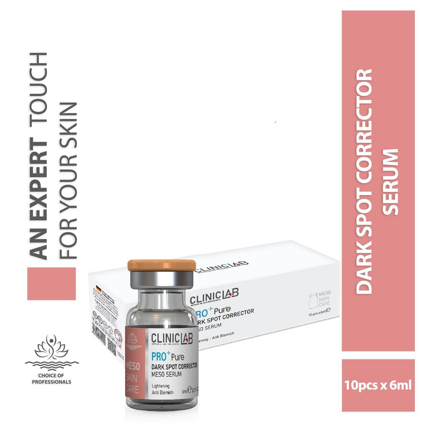 Cliniclab Pro+ Pure Dark Spot Corrector Meso Serum 6 mL x 10 pcs 