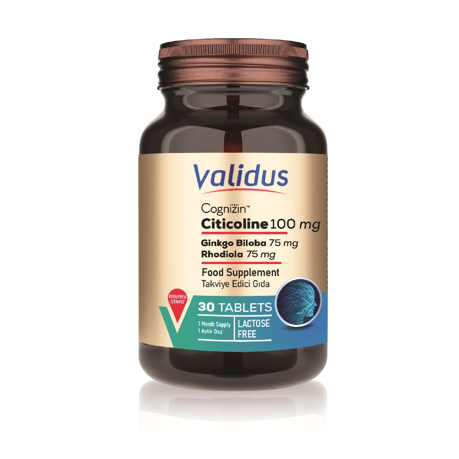 Cognizin Sitikolin 100 Mg Tablet