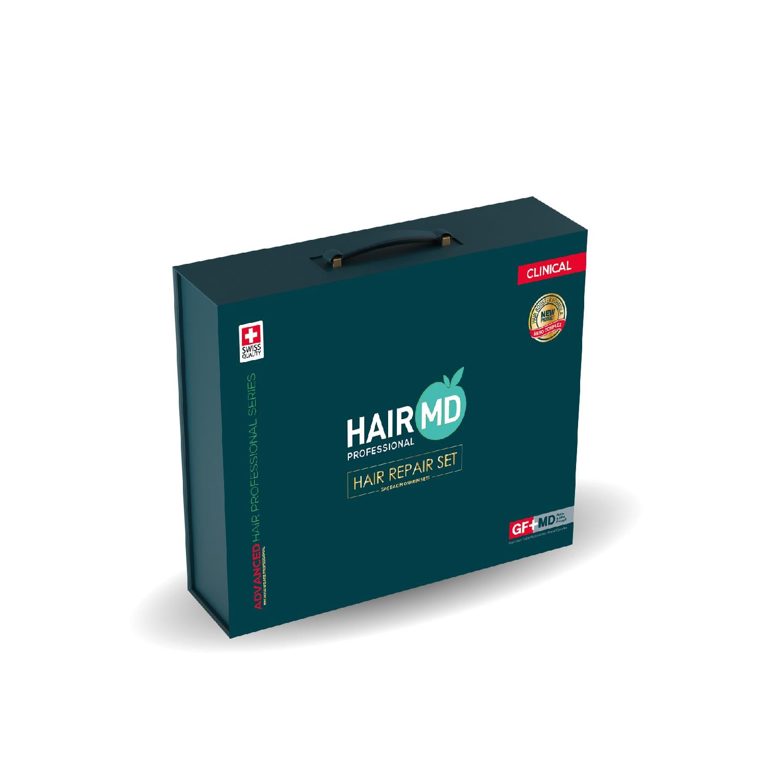 Hairmd Clinical Advanced Hair Repair Set 3 Months Use Bond Bag (3 Shampoo 250 Ml  + 3 Serum + 3 Tablet + 5 Flakon Meso Serum) 