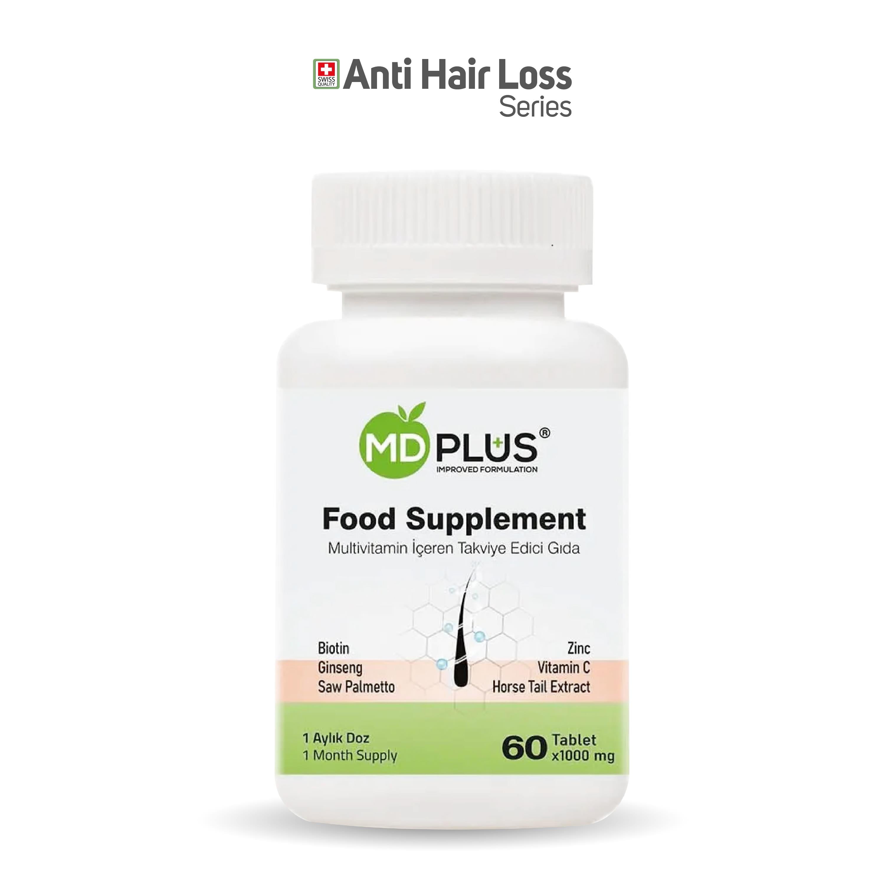 Md-Plus Hair Multivitamin 60 Tablet