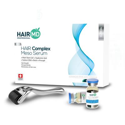 Hairmd Clinical Hair Complex Meso Serum 6 Ml X 10 Flk + Dermaroller Set
