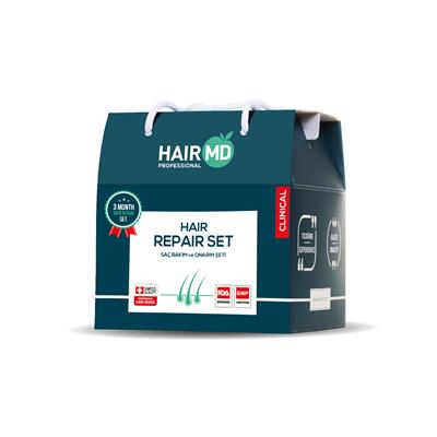Hairmd Clinical Hair Repair Set 3 Months Use (3 Shampoo 250 Ml  +  3 Serum + 3 Tablet)
