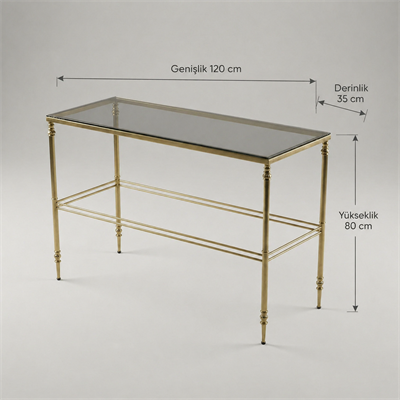  Füme Camlı  Dresuar 