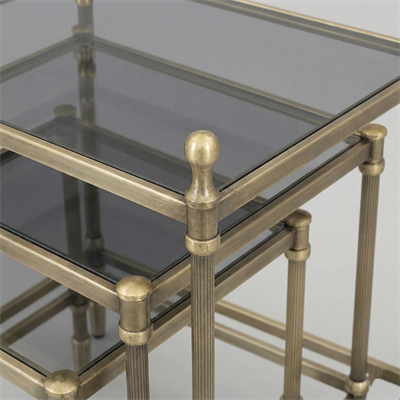  Klasik Üçlü Zigon Sehpa Takımı