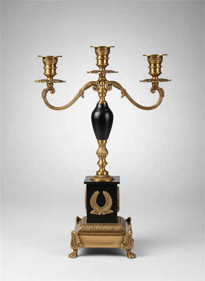 3 Kollu Pirinç Şamdan