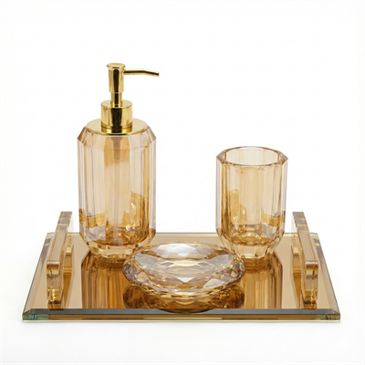 Amber  Banyo Seti 4 Parça Amber