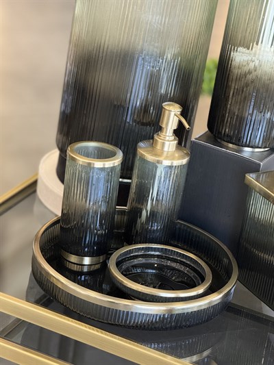 7 Parça Cam Banyo Seti