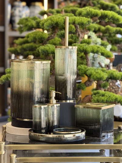 7 Parça Cam Banyo Seti