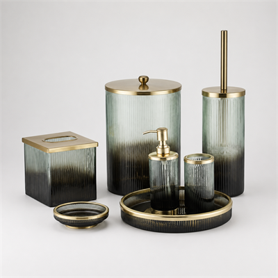 7 Parça Cam Banyo Seti