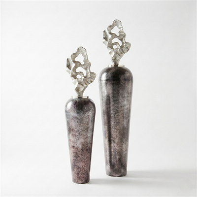 Abstract Tasarım 2li Yer Vazosu 