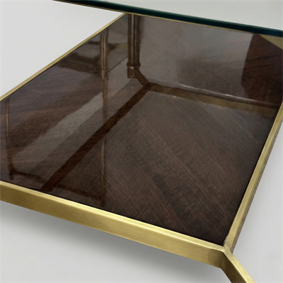 Ahşap  Cam Orta Sehpa