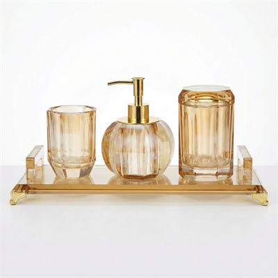 Amber 4 Parça Banyo Aksesuar Seti