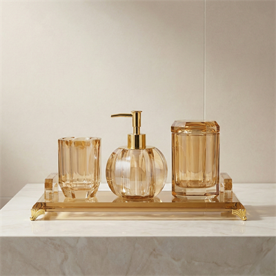 Amber 4 Parça Banyo Aksesuar Seti