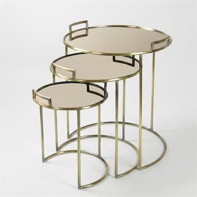 Arezzo Yuvarlak Zigon Sehpa