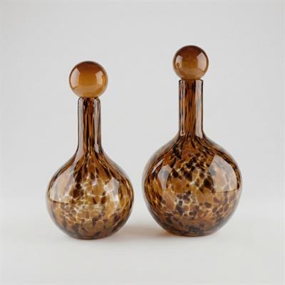 Benekli Cam Şişe Takımı