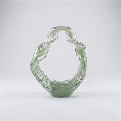 Bükümlü Cam Dekoratif Obje