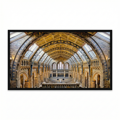 Cam Baskı Siyah Çerçeveli Tablo 