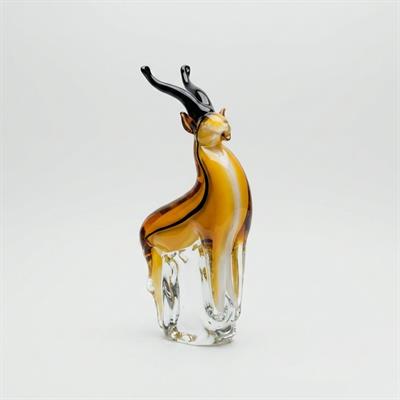 Cam Geyik Dekoratif Obje