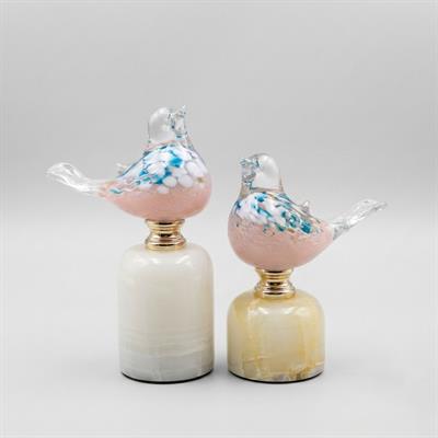 Cam Kuş Dekoratif Obje