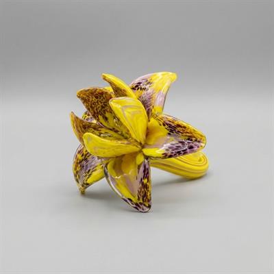 Cam Sarı Lilyum Obje