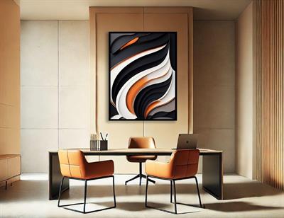 Decoart Soyut Akış Tablo