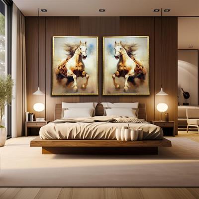 DecoArt Koşan Atlar Temalı Tablo