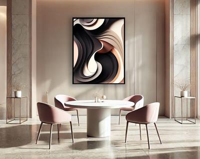 Decoart Soyut Tablo Nude Ton