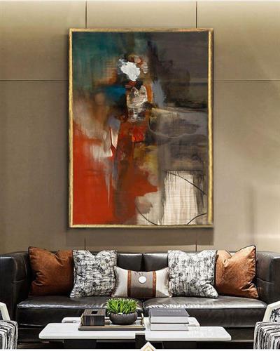 Dinamik Soyut Modern Kanvas Tablo