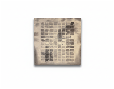  Grid Desenli 3 Boyutlu Soyut Tablo