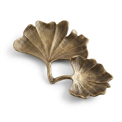 Ginkgo Yaprağı Döküm Sunumluk
